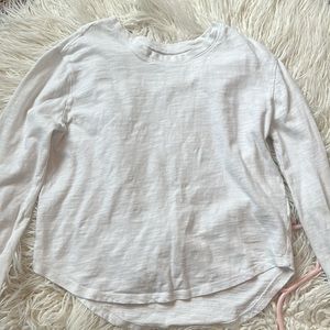 White, Long-sleeved,Soft, T-shirt